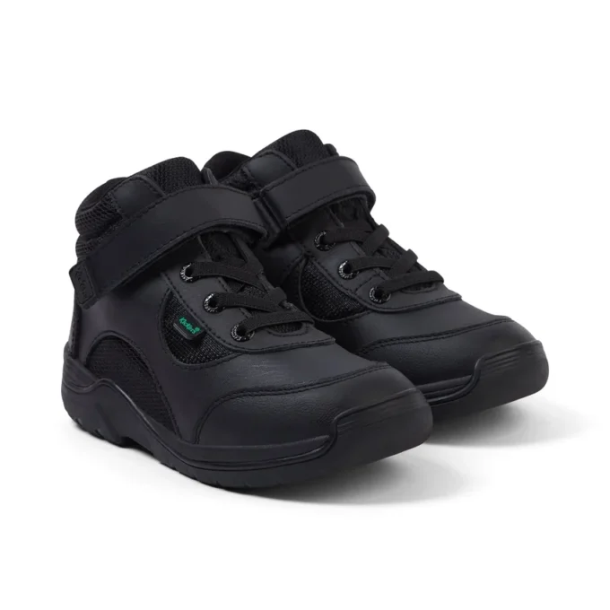 Stomper Hi en cuir noir pour garçons en bas âge Stomper Hi en cuir noir pour garçons en bas âge