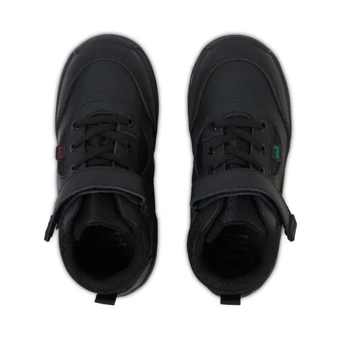 Stomper Hi en cuir noir pour garçons en bas âge Stomper Hi en cuir noir pour garçons en bas âge
