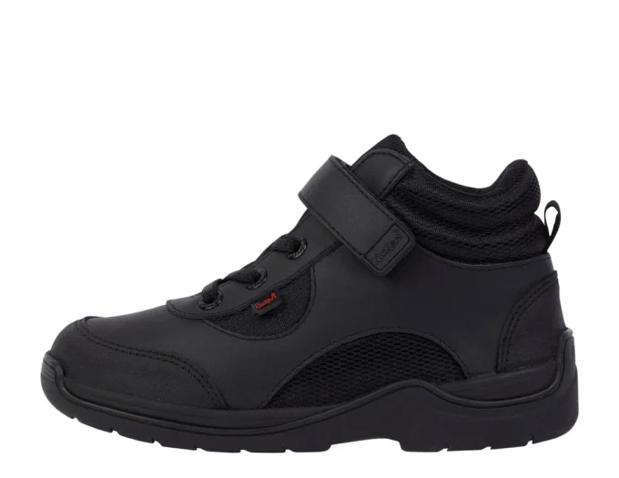 Stomper Hi en cuir noir pour garçons junior Stomper Hi en cuir noir pour garçons junior