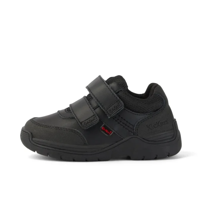 Stomper Mid en cuir noir pour garçons Stomper Mid en cuir noir pour garçons