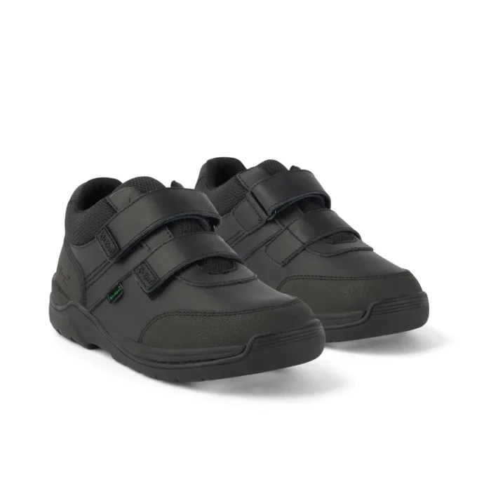 Stomper Mid en cuir noir pour garçons Stomper Mid en cuir noir pour garçons