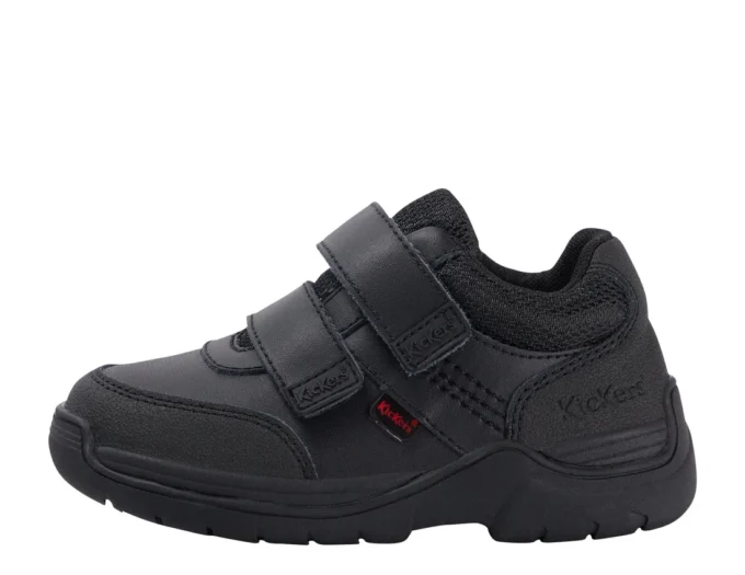 Stomper Mid en cuir noir pour garçons en bas âge Stomper Mid en cuir noir pour garçons en bas âge
