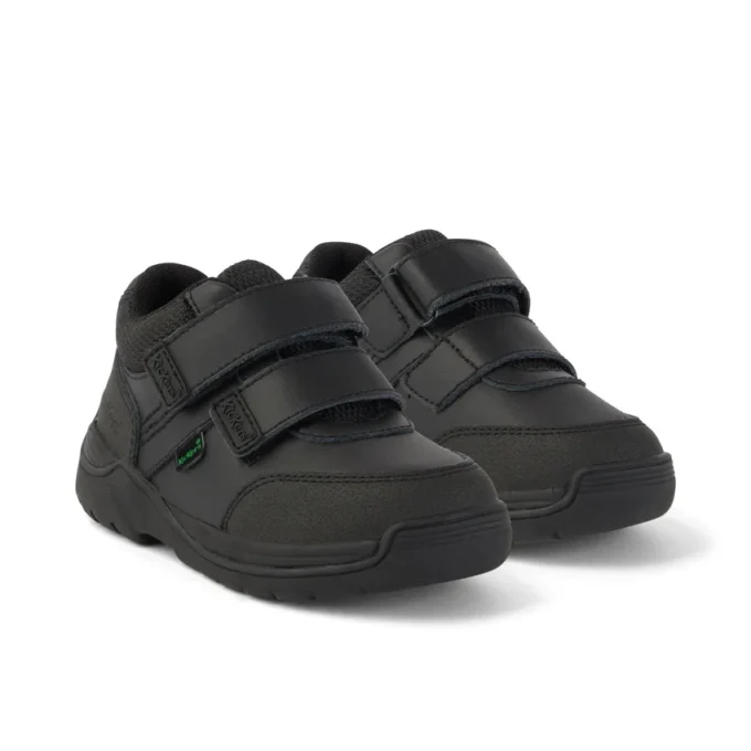 Stomper Mid en cuir noir pour garçons en bas âge Stomper Mid en cuir noir pour garçons en bas âge