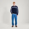 Sweat-shirt à col rond Kickers bleu marine pour homme Sweat-shirt à col rond Kickers bleu marine pour homme