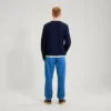 Sweat-shirt à col rond Kickers bleu marine pour homme Sweat-shirt à col rond Kickers bleu marine pour homme
