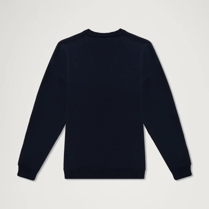 Sweat-shirt à col rond Kickers bleu marine pour homme Sweat-shirt à col rond Kickers bleu marine pour homme