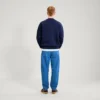 Sweat-shirt unisexe classique Kickers bleu marine pour adulte