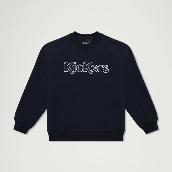 Sweat-shirt unisexe classique Kickers bleu marine pour adulte