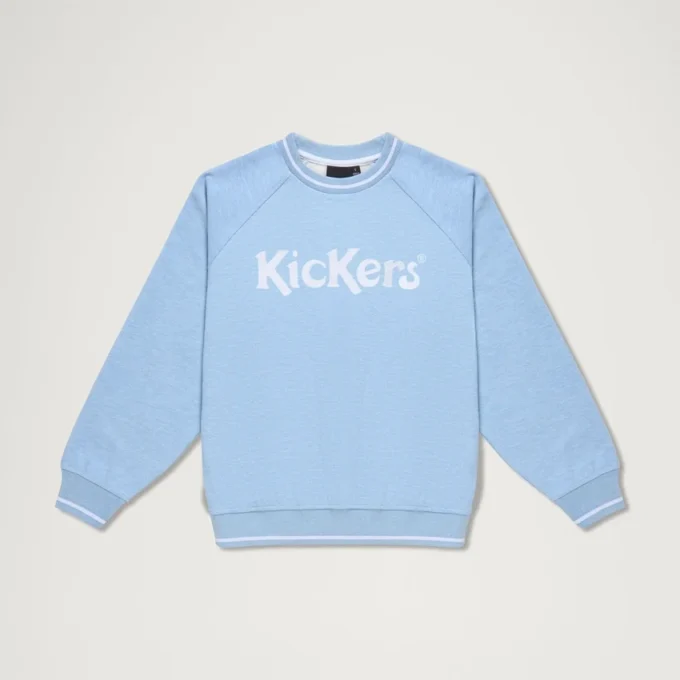 Sweat-shirt unisexe pour adulte Kickers Classic Crew bleu Sweat-shirt unisexe pour adulte Kickers Classic Crew bleu
