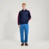 Sweat-shirt zippé classique Kickers pour homme adulte, bleu marine Sweat-shirt zippé classique Kickers pour homme adulte, bleu marine