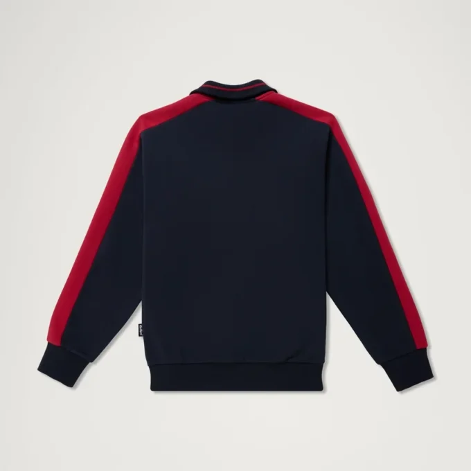 Sweat-shirt zippé classique Kickers pour homme adulte, bleu marine Sweat-shirt zippé classique Kickers pour homme adulte, bleu marine
