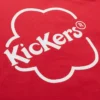 T-shirt classique ajusté Kickers pour femme, rouge T-shirt classique ajusté Kickers pour femme, rouge