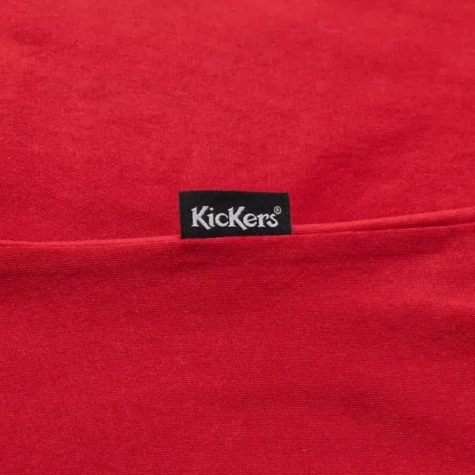 T-shirt classique ajusté Kickers pour femme, rouge T-shirt classique ajusté Kickers pour femme, rouge
