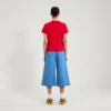 T-shirt classique ajusté Kickers pour femme, rouge T-shirt classique ajusté Kickers pour femme, rouge