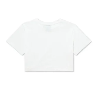 T-shirt classique à col rond Kickers pour femme, blanc
