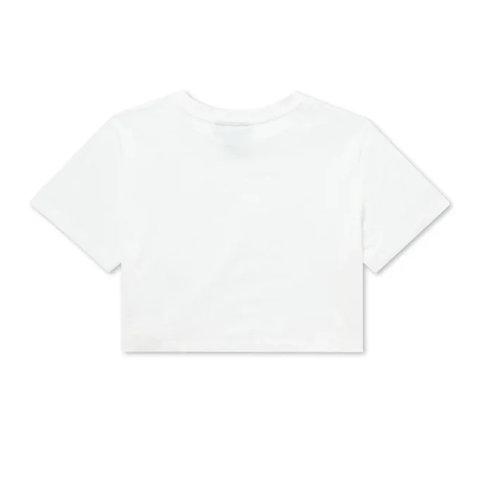 T-shirt classique à col rond Kickers pour femme, blanc