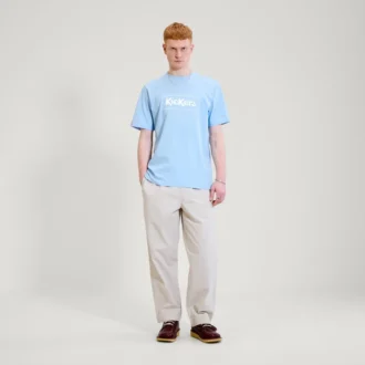 T-shirt classique Kickers pour homme, bleu
