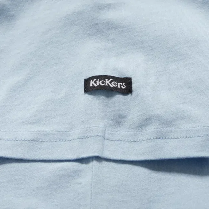 T-shirt classique Kickers pour homme, bleu T-shirt classique Kickers pour homme, bleu