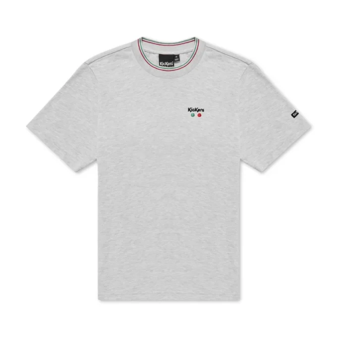 T-shirt classique Kickers pour homme, gris T-shirt classique Kickers pour homme, gris
