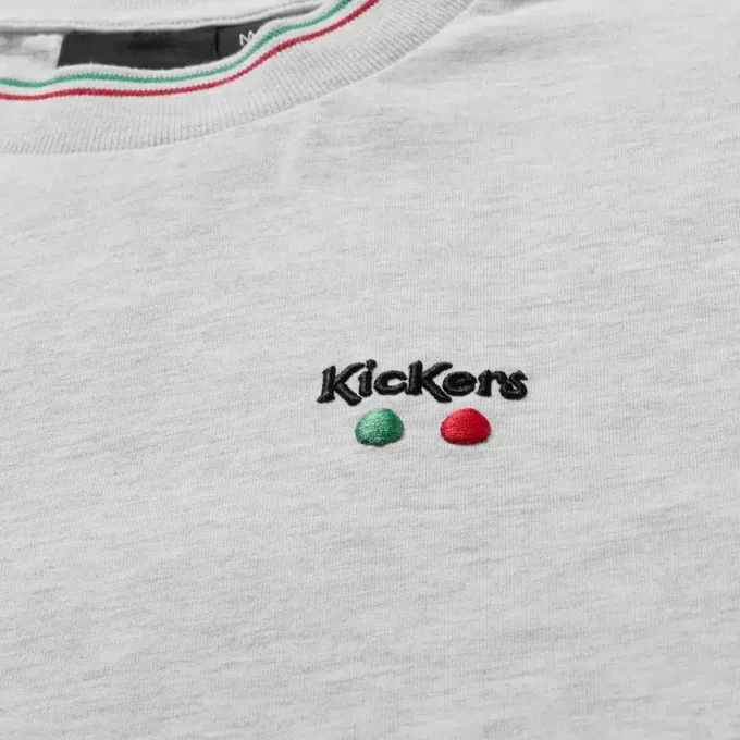 T-shirt classique Kickers pour homme, gris T-shirt classique Kickers pour homme, gris