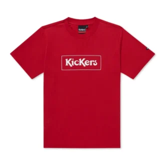 T-shirt classique Kickers pour homme, rouge T-shirt classique Kickers pour homme, rouge
