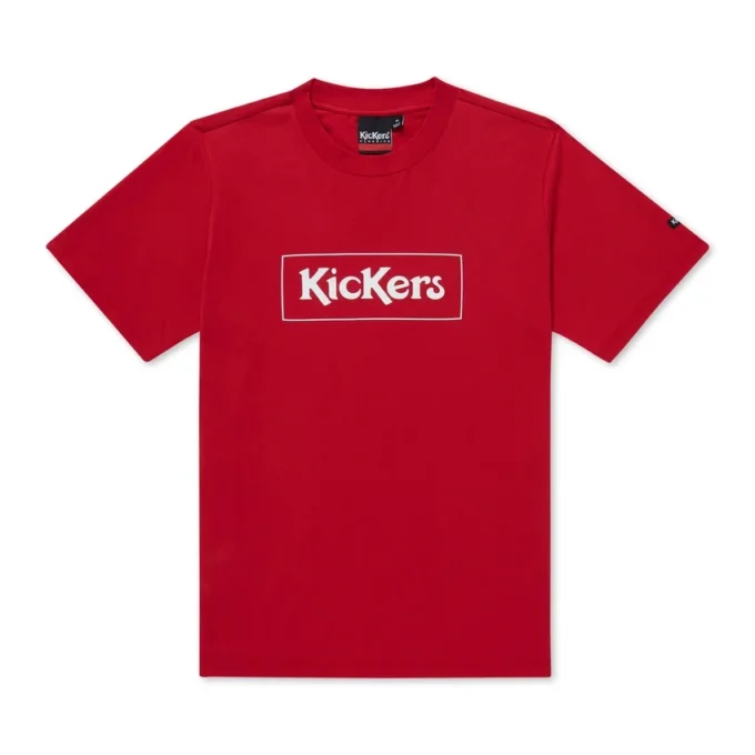 T-shirt classique Kickers pour homme, rouge T-shirt classique Kickers pour homme, rouge