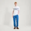 T-shirt classique à manches courtes Kickers pour homme, blanc T-shirt classique à manches courtes Kickers pour homme, blanc