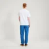 T-shirt classique à manches courtes Kickers pour homme, blanc T-shirt classique à manches courtes Kickers pour homme, blanc