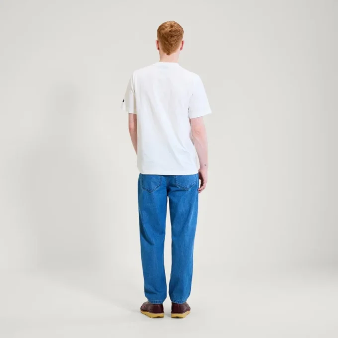 T-shirt classique à manches courtes Kickers pour homme, blanc T-shirt classique à manches courtes Kickers pour homme, blanc