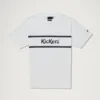 T-shirt classique à manches courtes Kickers pour homme, blanc T-shirt classique à manches courtes Kickers pour homme, blanc