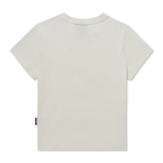 T-shirt classique moulant Kickers pour femme adulte, blanc