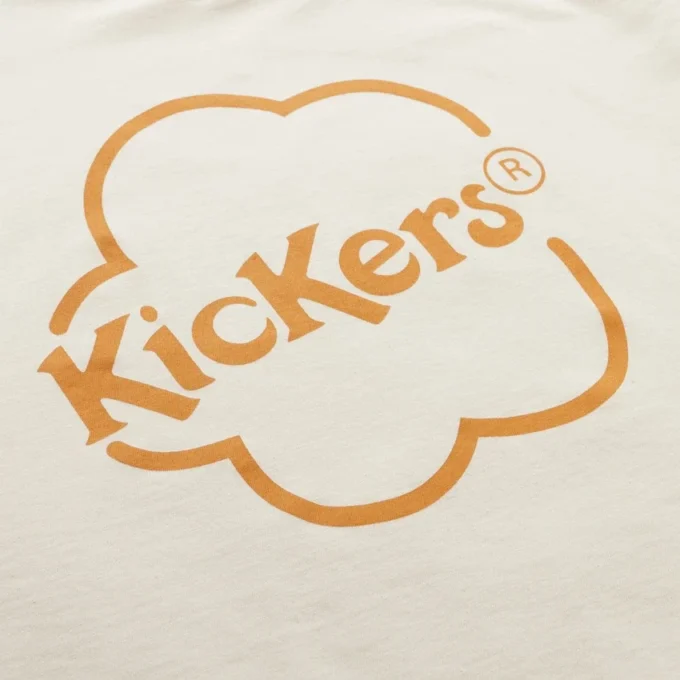 T-shirt classique moulant Kickers pour femme adulte, blanc T-shirt classique moulant Kickers pour femme adulte, blanc