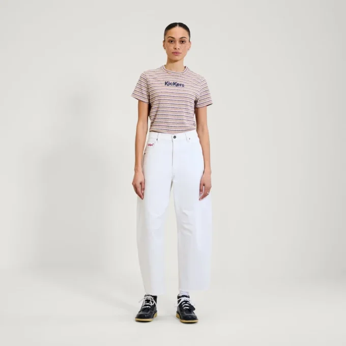 T-shirt moulant classique Kickers pour femme adulte, multicolore T-shirt moulant classique Kickers pour femme adulte, multicolore