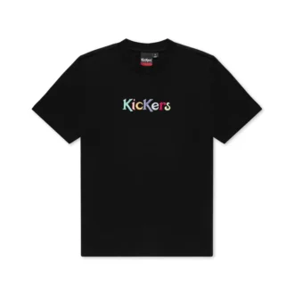 T-shirt unisexe adulte Kickers Classic à manches courtes noir T-shirt unisexe adulte Kickers Classic à manches courtes noir
