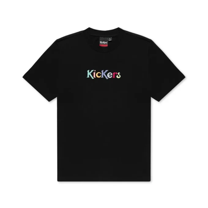 T-shirt unisexe adulte Kickers Classic à manches courtes noir
