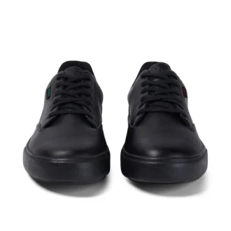 Tovni en cuir vieilli noir, unisexe adulte