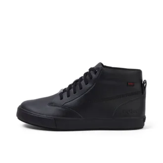 Tovni Hi en cuir noir, unisexe adulte