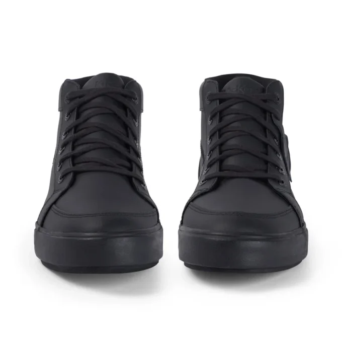 Tovni Hi en cuir noir, unisexe adulte