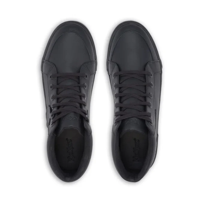 Tovni Hi en cuir noir, unisexe adulte