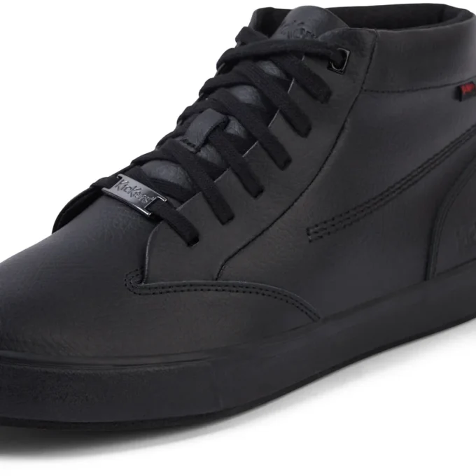 Tovni Hi en cuir noir, unisexe adulte Tovni Hi en cuir noir, unisexe adulte