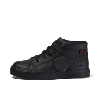 Tovni Hi en cuir noir, unisexe junior