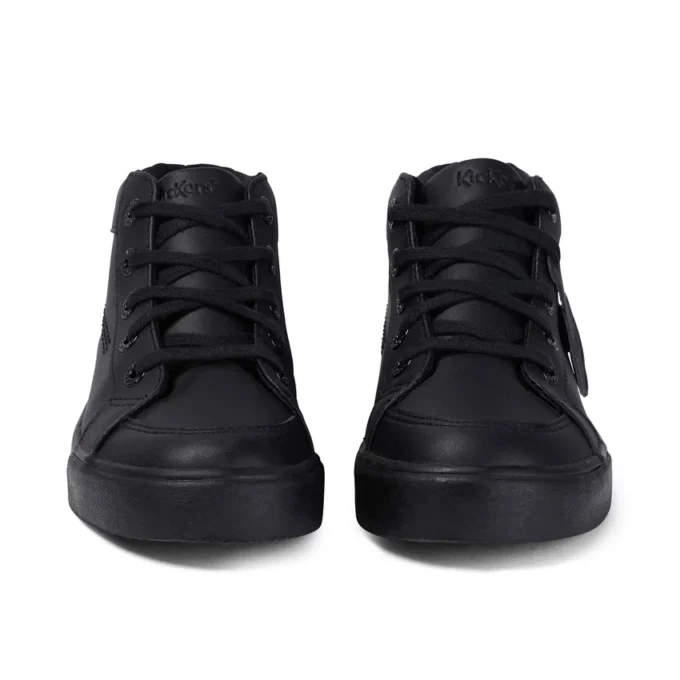 Tovni Hi en cuir noir, unisexe junior