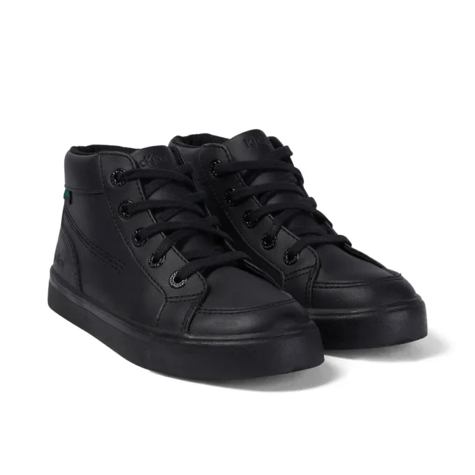 Tovni Hi en cuir noir, unisexe junior