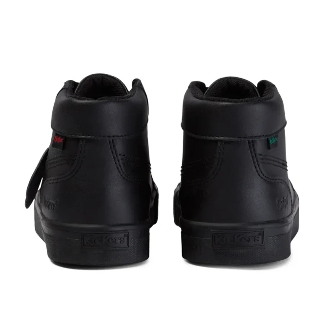 Tovni Hi en cuir noir, unisexe junior