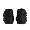 Tovni Hi en cuir noir unisexe pour tout-petits