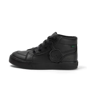 Tovni Hi Junior Unisexe en cuir alternatif noir