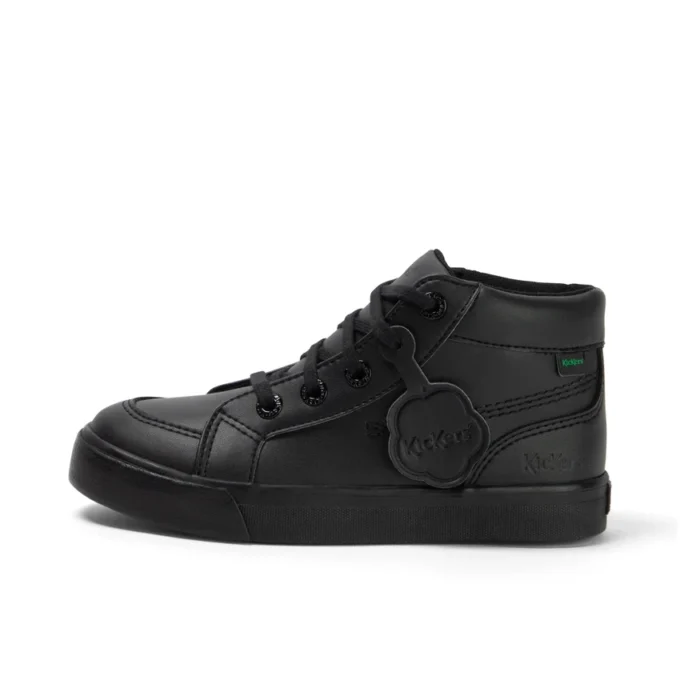 Tovni Hi Junior Unisexe en cuir alternatif noir
