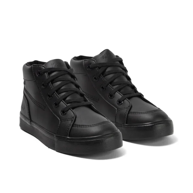 Tovni Hi Junior Unisexe en cuir alternatif noir