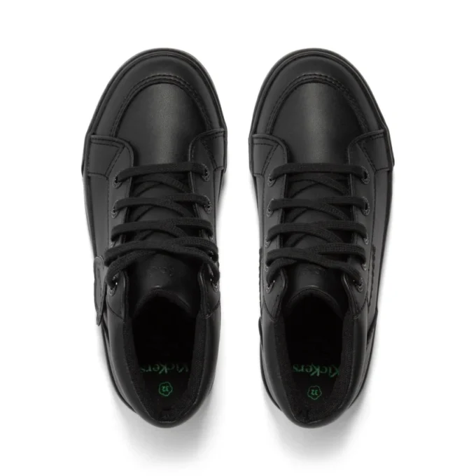 Tovni Hi Junior Unisexe en cuir alternatif noir