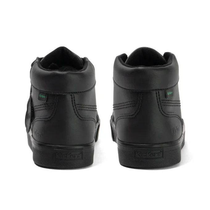 Tovni Hi Junior Unisexe en cuir alternatif noir
